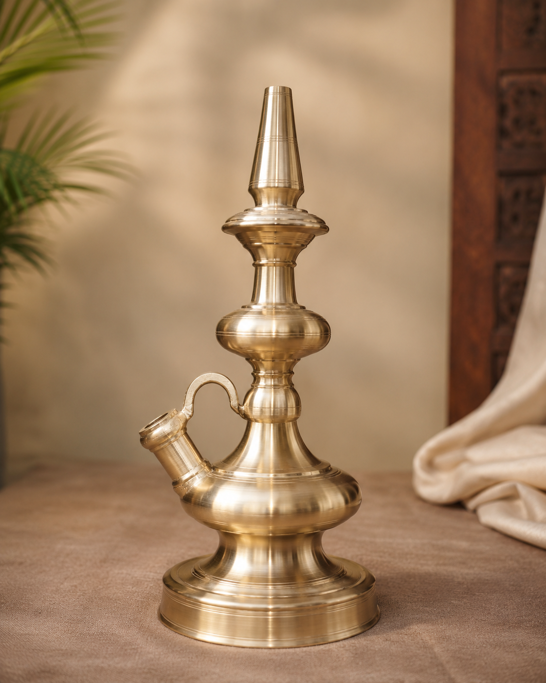 Nawabi Khas — Heritage Tall Brass Hookah